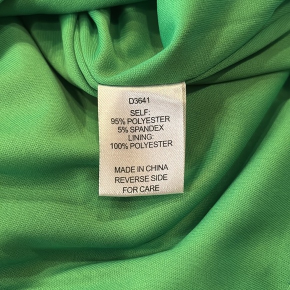 ALEXA ADMOR sexy Dress V Neck Naomi Draped Sheath Emerald midi size S - Picture 7 of 11